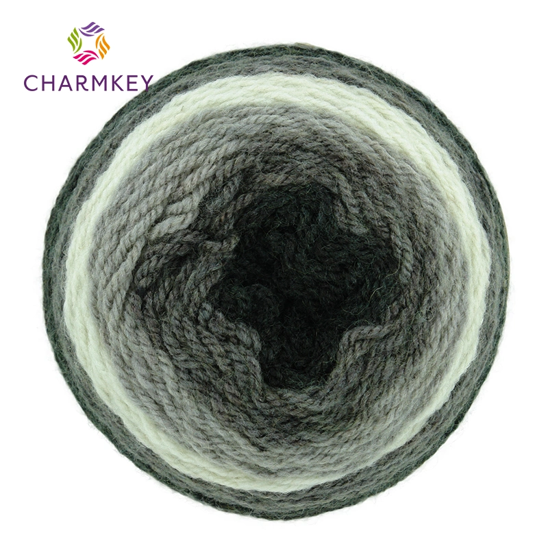 Charmkey Multicolor Acrylic Cake Yarn for Crochet Knitting Hat Scarf