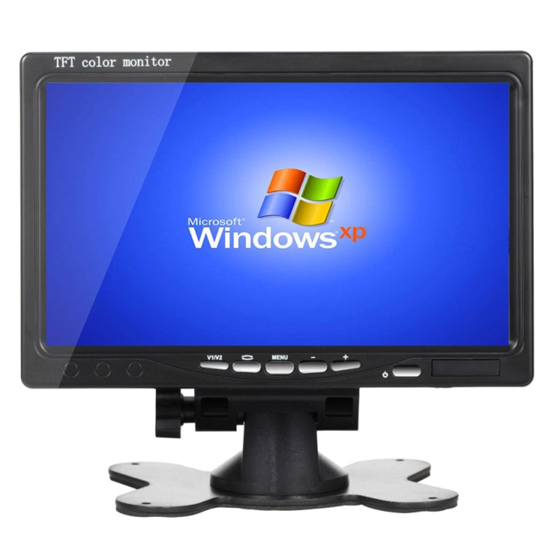 7inch Ahd Display Screen Monitor with Video Inputs BNC VGA HDMI USB AV for PC Car