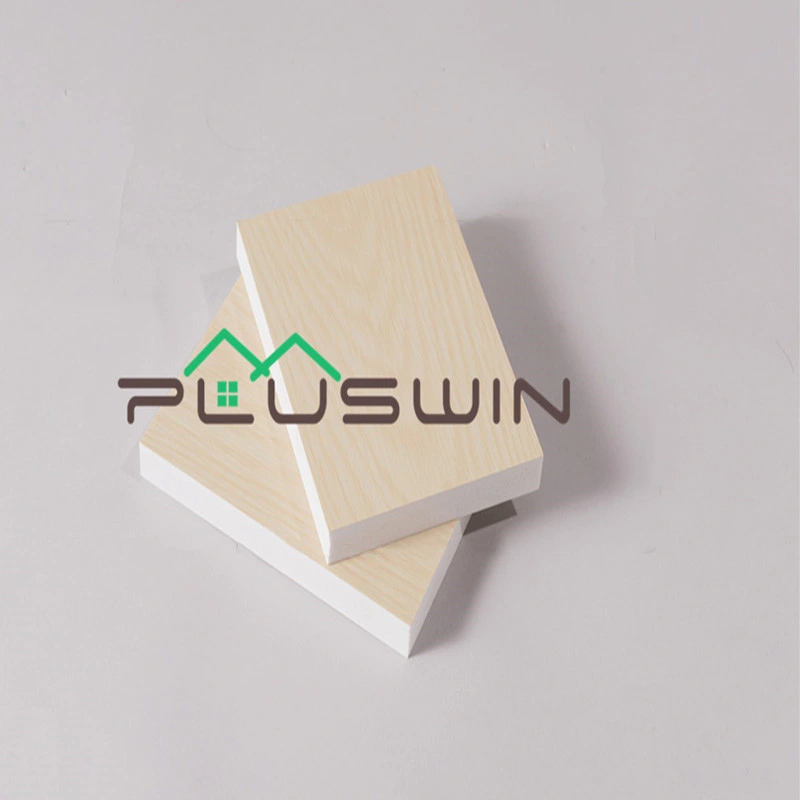 High Density Plastic Foam 15mm Thick Wood Surface PVC Foam Sheet