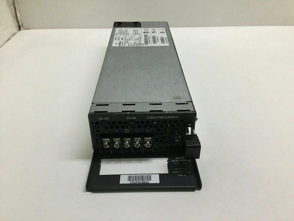 Cisco C3KX-Pwr-440wdc Catalyst 3K-X 440W-DC-Netzteil Spar-Switch Leistung