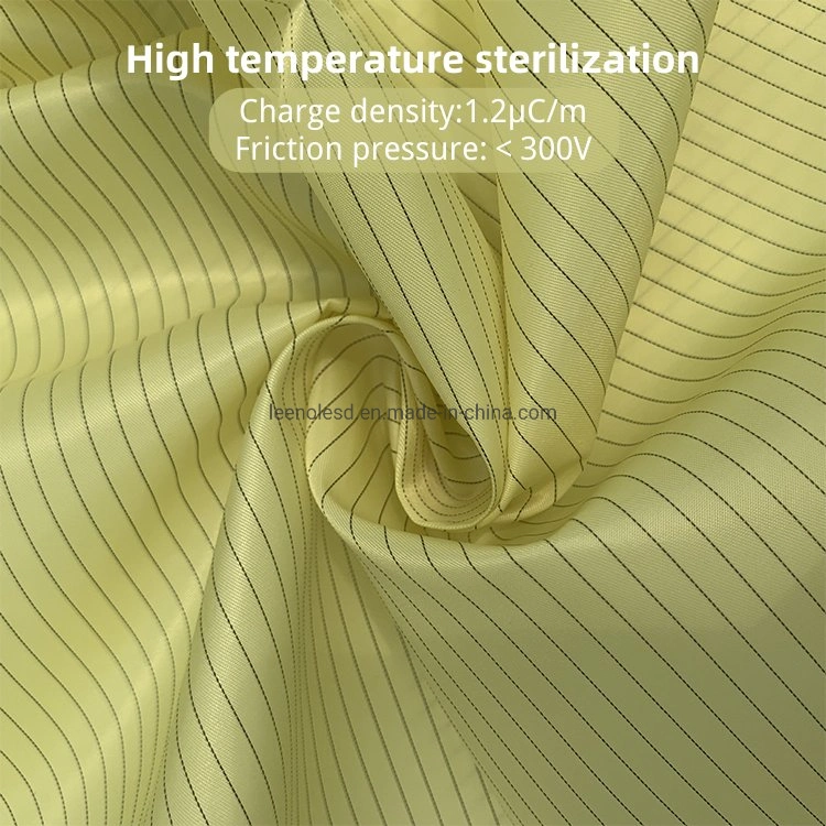 China Wholesale/Supplier ESD Washable Antistatic Strip Grid Fabric