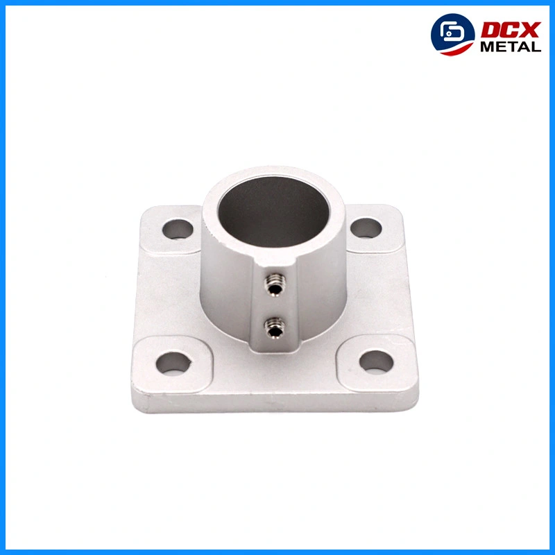 Aluminum Cast Flange for Handrail/Aluminum Die Casting Pipe Base