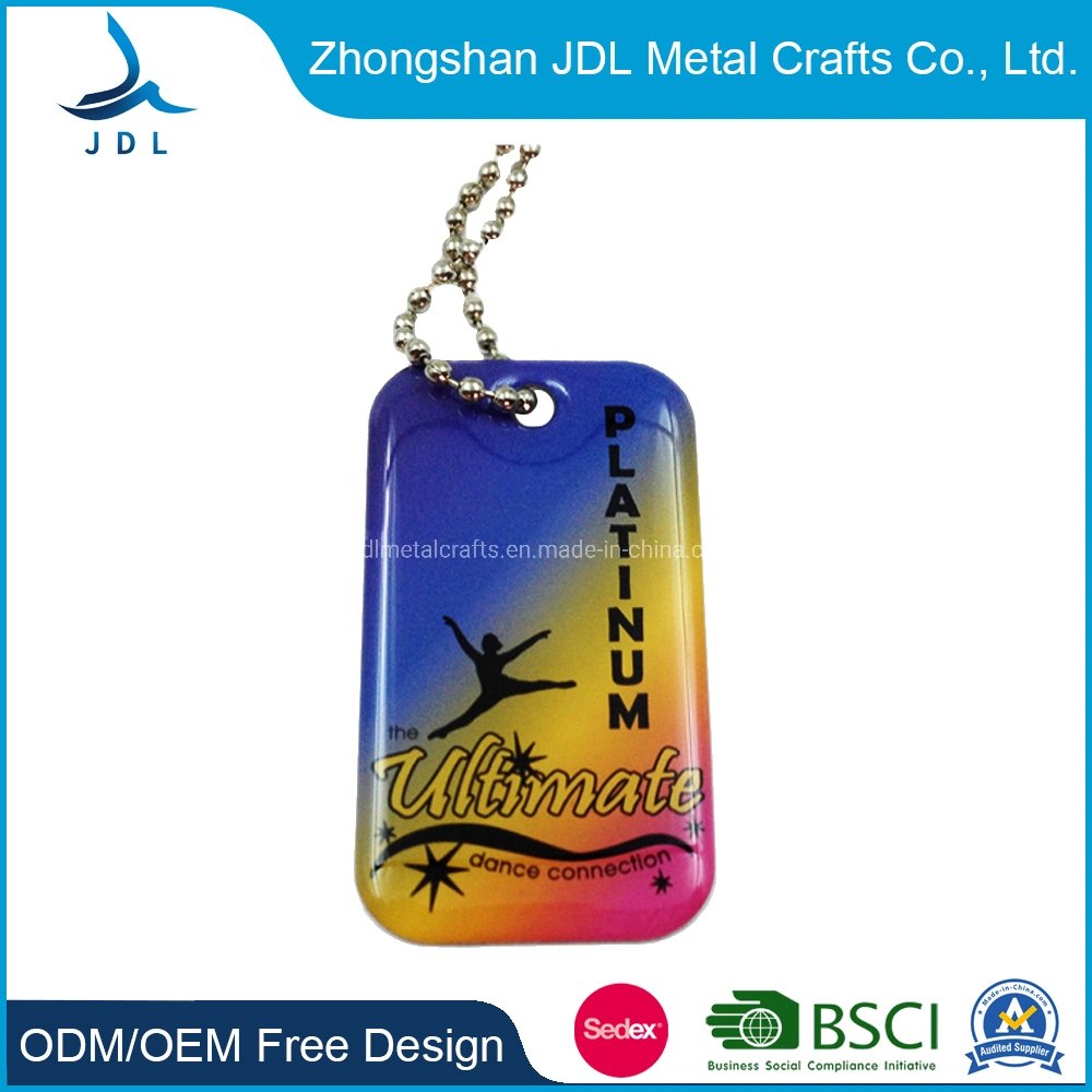 Gravure personnalisée de la Machine Outil Collier en acier inoxydable Sublimation Xvideo cadeau de promotion de gaufrage