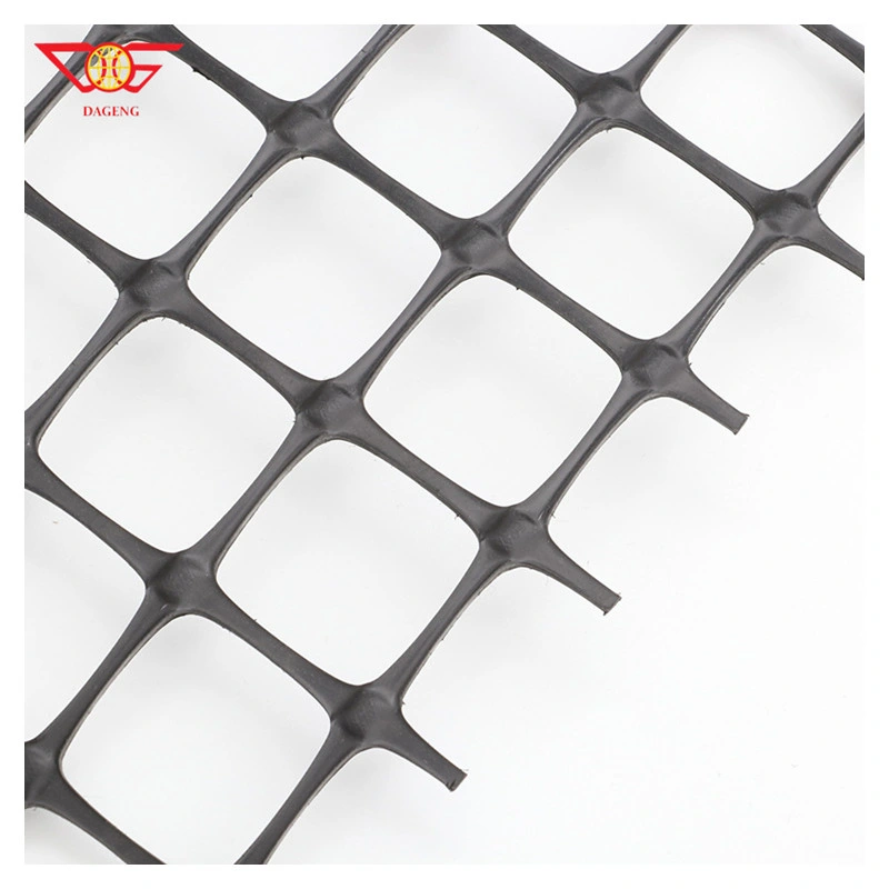 Biaxial Plastic Geogrids Mesh for Road Construction Composite Polypropylene Plastic Biaxial Geogrid Good Sell