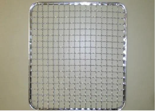 Stainless Steel 304 Crimped Wire Mesh Used Barbecue Net