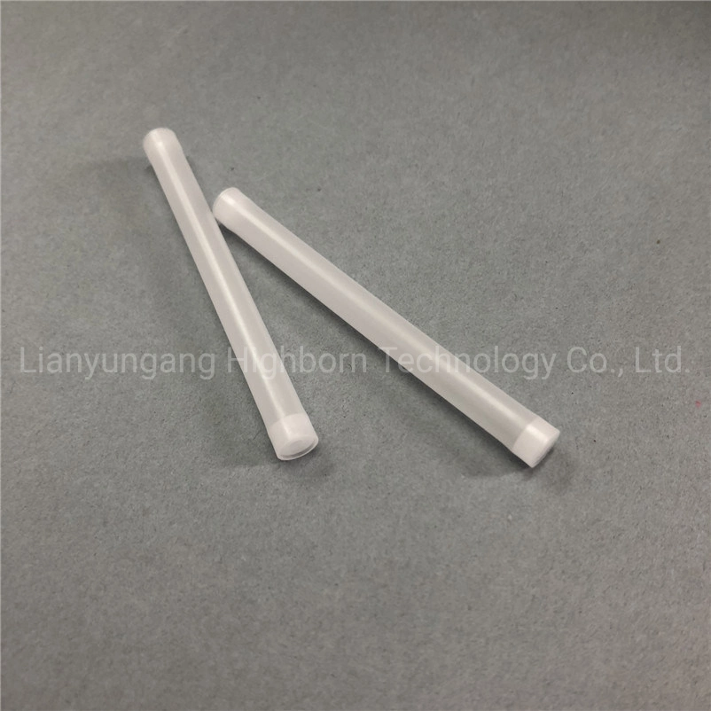 High Purity 99.99% Alumina Ceramic Tube Custom Transparent Al2O3 Aluminum Oxide Insulating Pipe for Hpsl