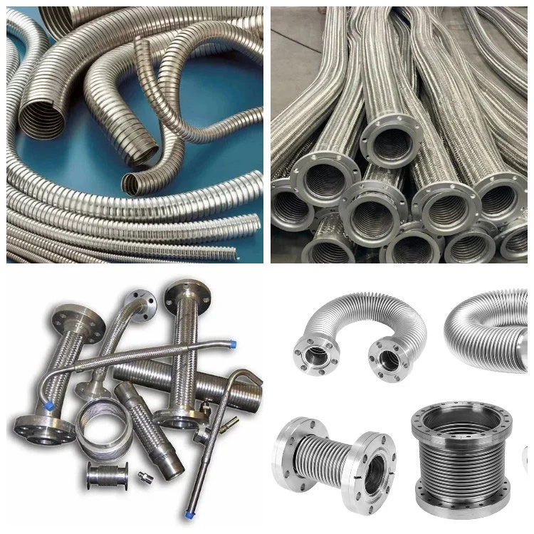 Corrugated Stainless Steel Tubing with Corrosion Flexible Ss Braided Metal Pipe Water Gas Tube