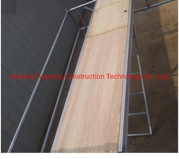 Building Material Scaffold Aluminum Plywood Board with Trapdoor and Ladder