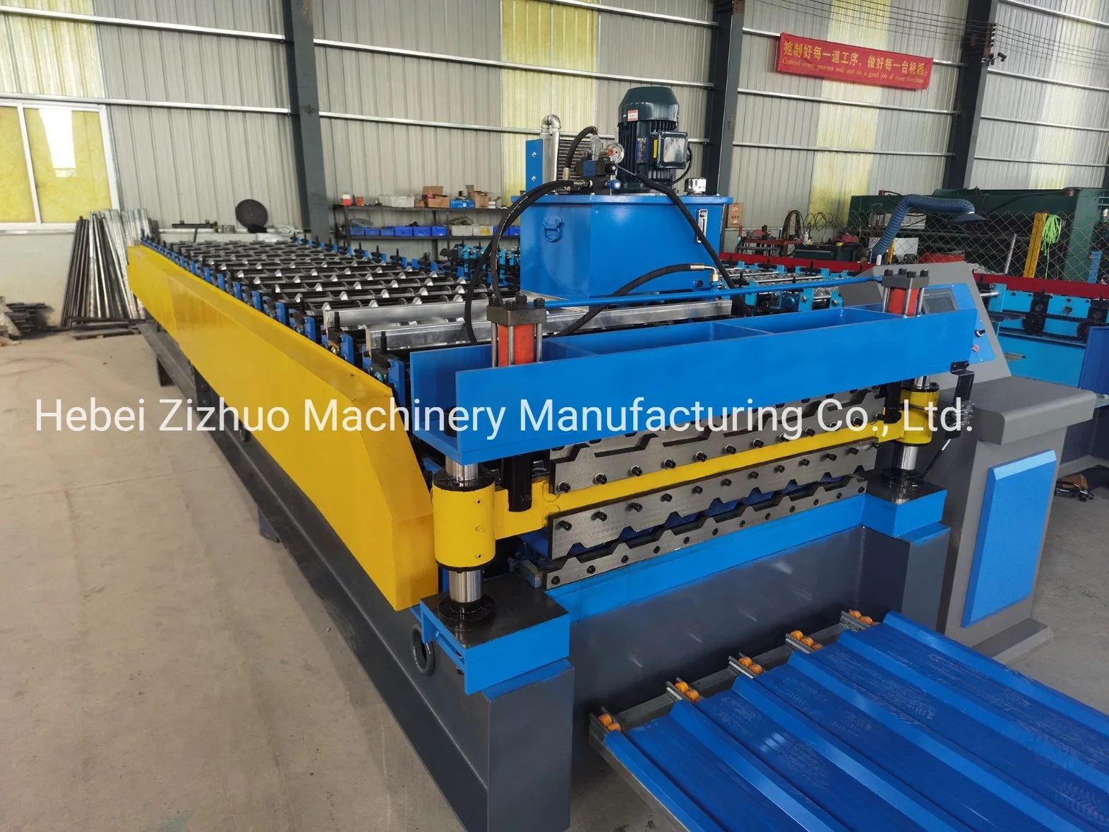 Wholesale/Supplier Tr4 Tr5 Steel Glavanized Double Layer Ibr Deck and Step Tile Cold Roll Forming Roofing Sheet Building Material Making Machine Machinery Price