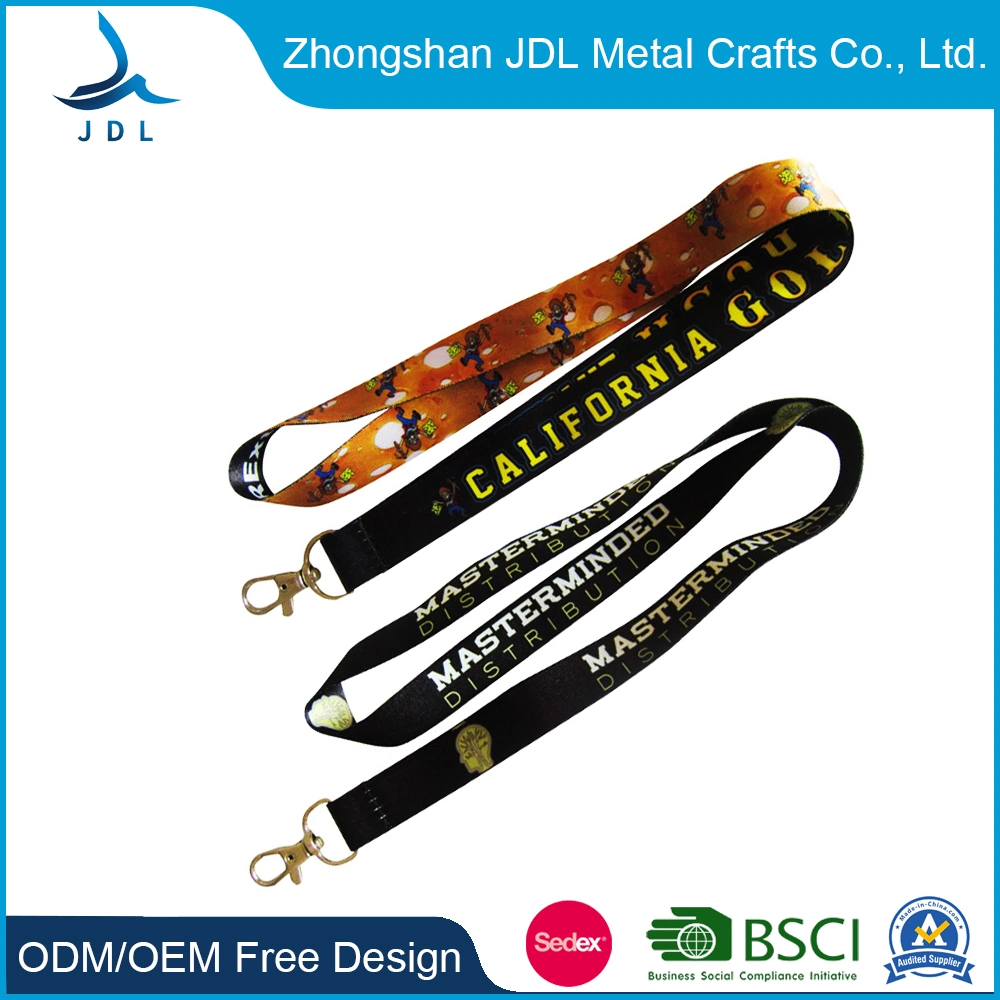 Customized Polyester Lanyards Hanger Hot Sales Heat Transfer (090)