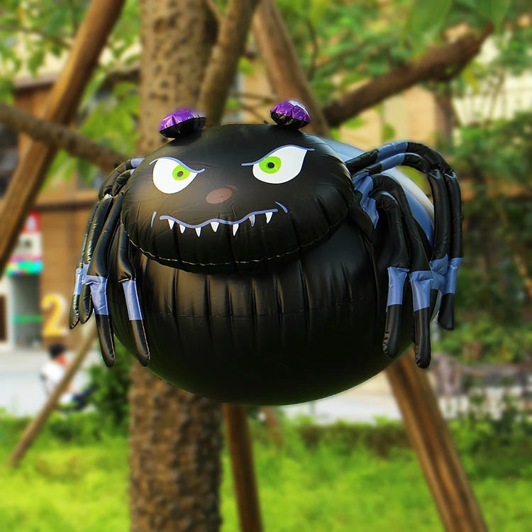 Halloween Decoration Supplies PVC Giant Inflatable Spider