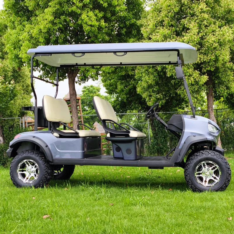 4 Seater 72 Volt Lithium Battery Small Electric Vehicle off Road Golf Cart Car