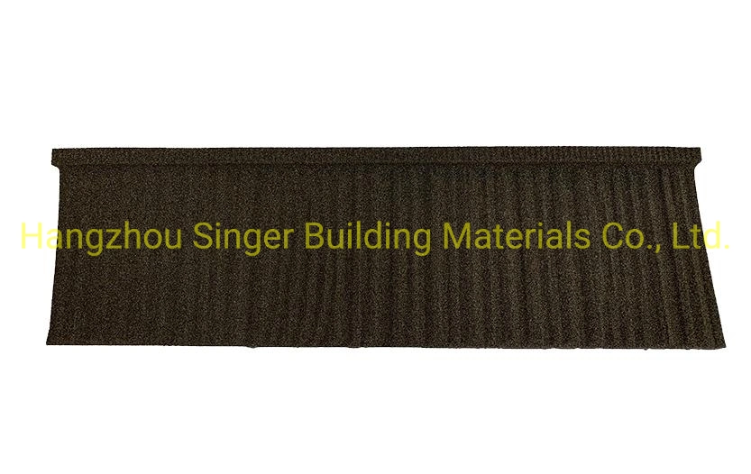 Thermal Insulation Bitumen Roof Tile Easy Installing Estonia Galvalume Stone Coated Roofing