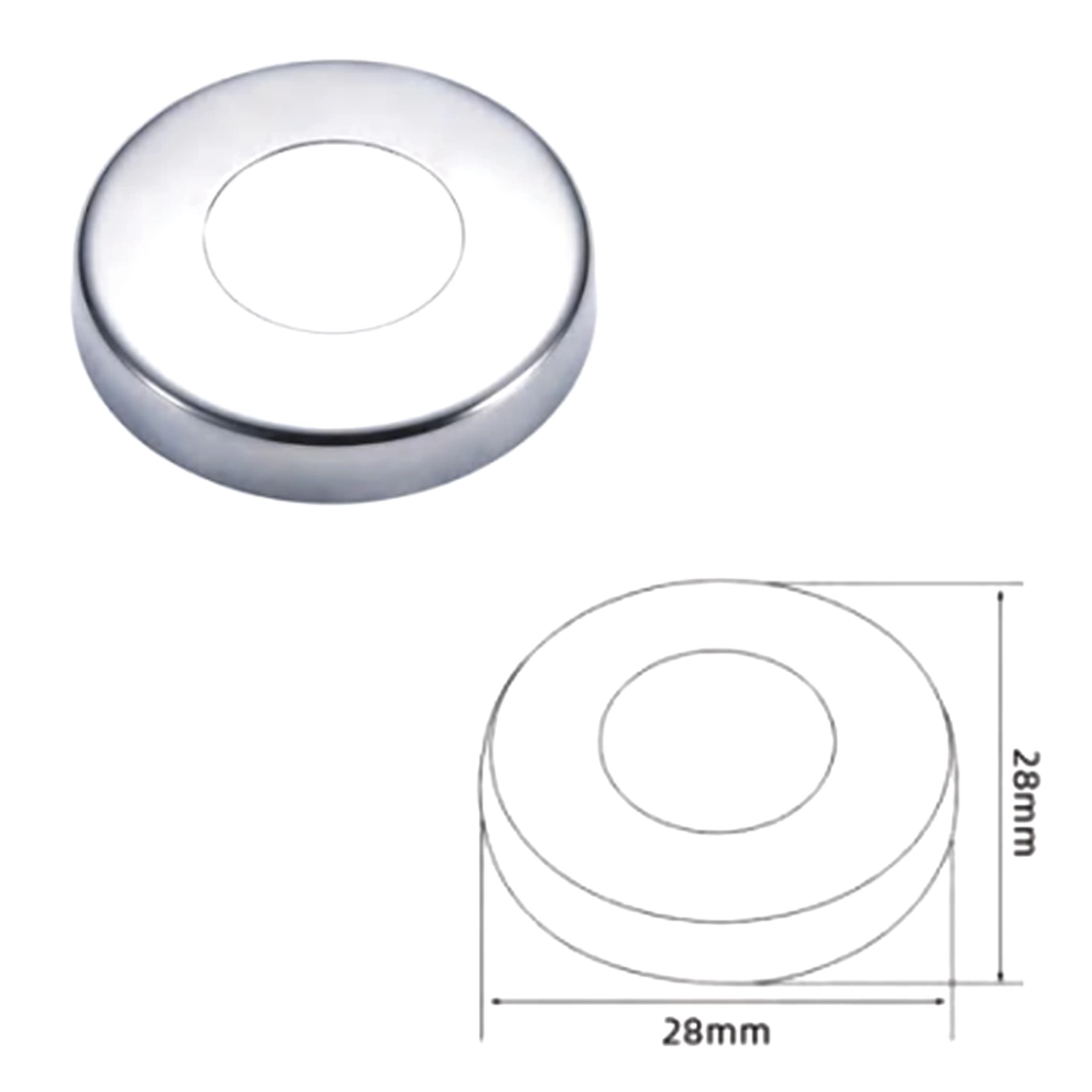 Standard JIS 10K W/N Wall Weld Neck Adapter Coupling Shaft Flange