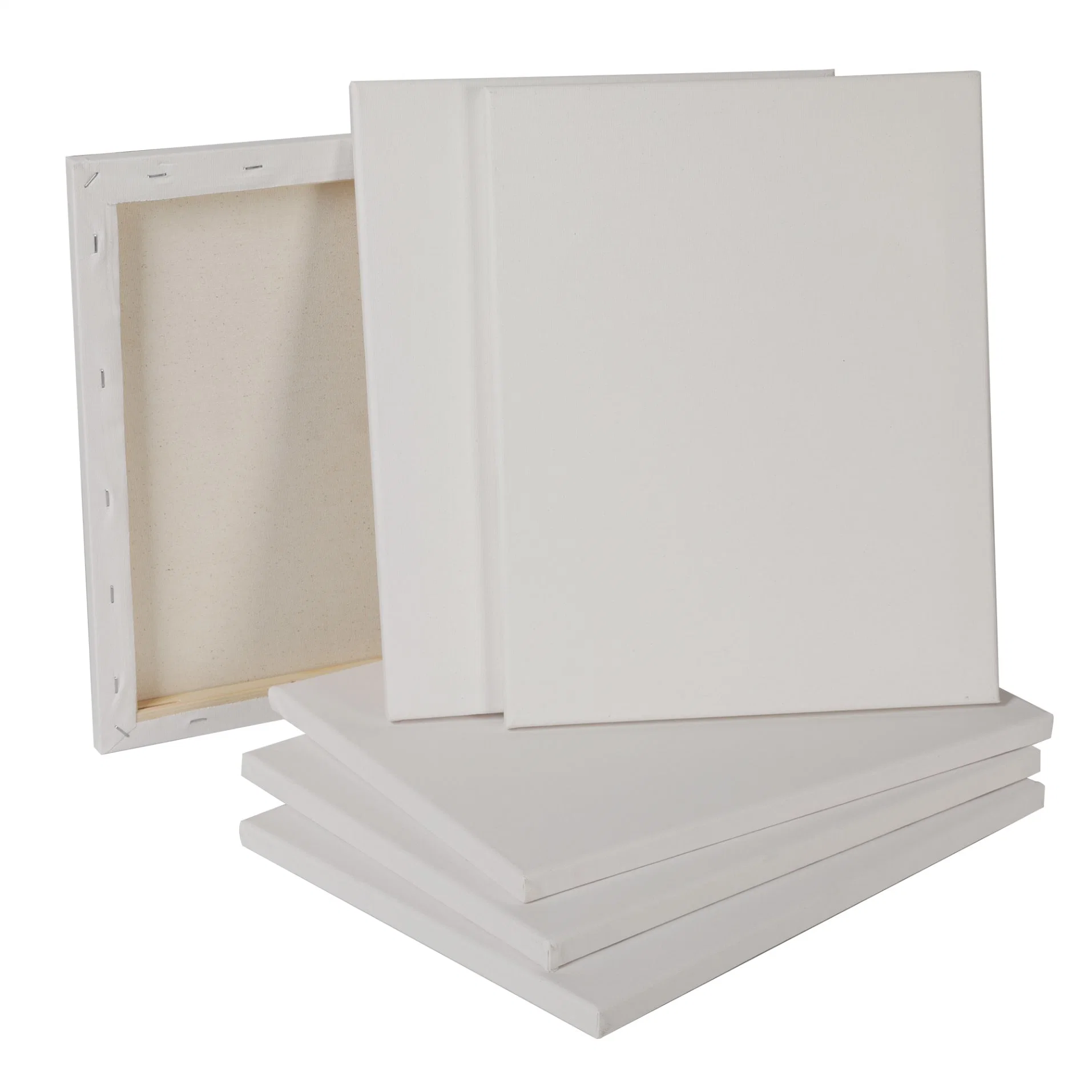 Canvas Frame Panel White and Black Artist Paintings Stretched Canvas with Wooden Wedges