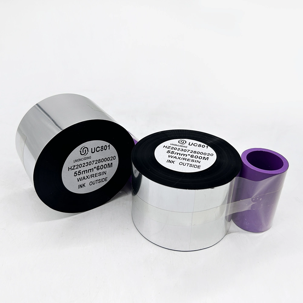 Wax Resin 33/55mm Printing Ribbon Thermal Transfer Ribbon Tto Ribbons