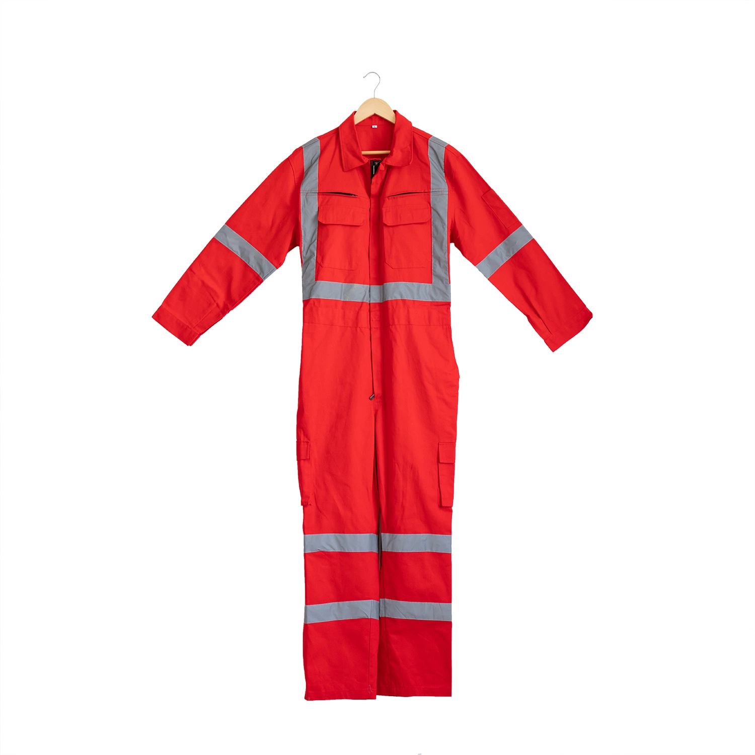 Cotton Safety Coverall Red Welder Mining Uniforms Workwear for Wokers