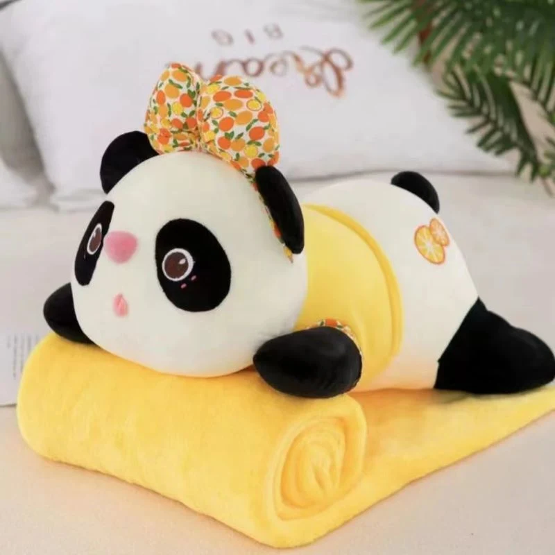 Panda Desing oreiller jouet en peluche de couverture de gros cadeaux Kids Doll