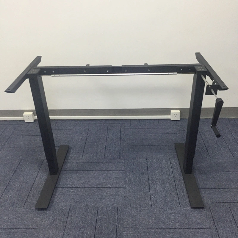 Bamboo Standing Desk Frame with Crank System