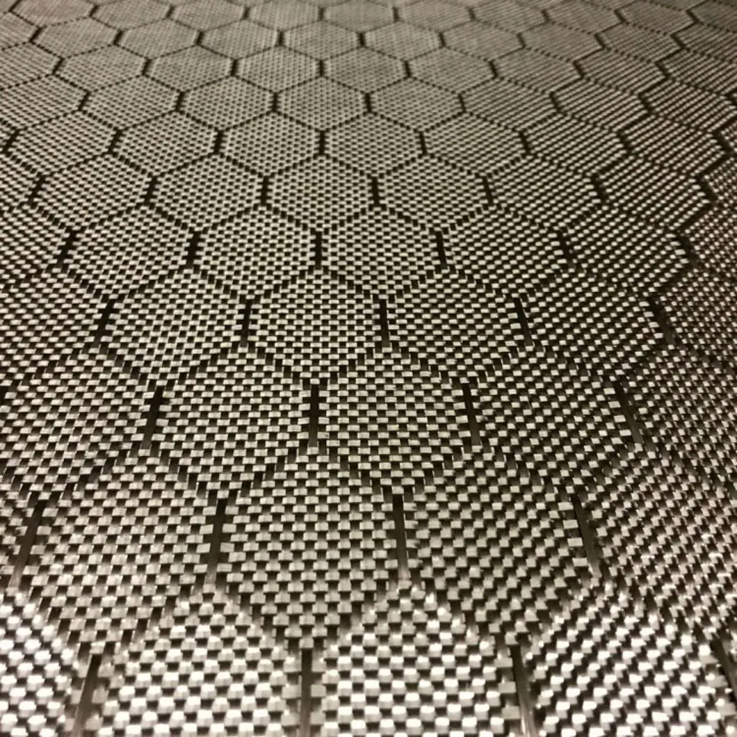 Hexagonales de color de tela de fibra de carbono fabricado en China