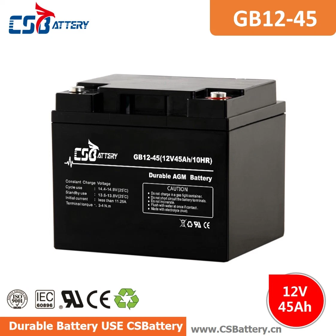 Csbattery 12V 70ah Solar-Battery Lead Acid AGM Battery for Power-of-Diesel-Locomotive/Electric-Locomotive/Lighting/Forklift/AAA