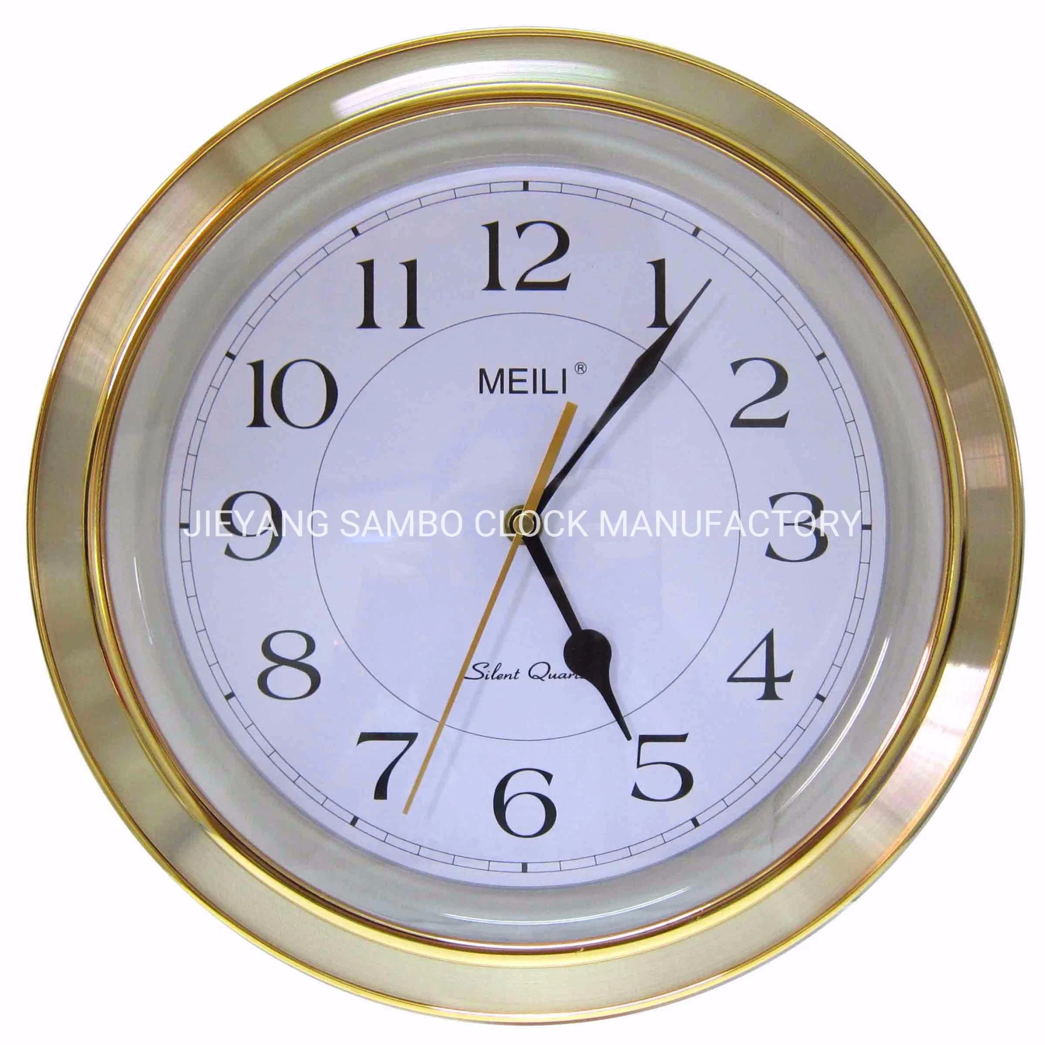 Meili Brand Metal Wall Clock for Company Activities