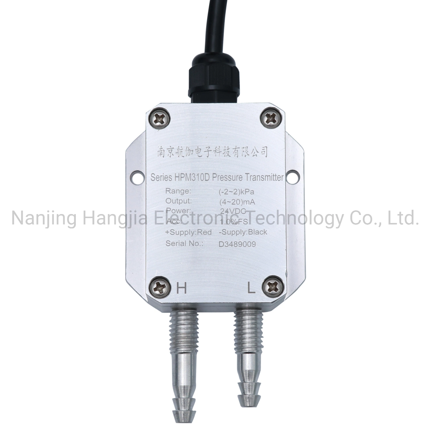 Micro de 4-20 mA Gas aire Sensor de presión diferencial transductor