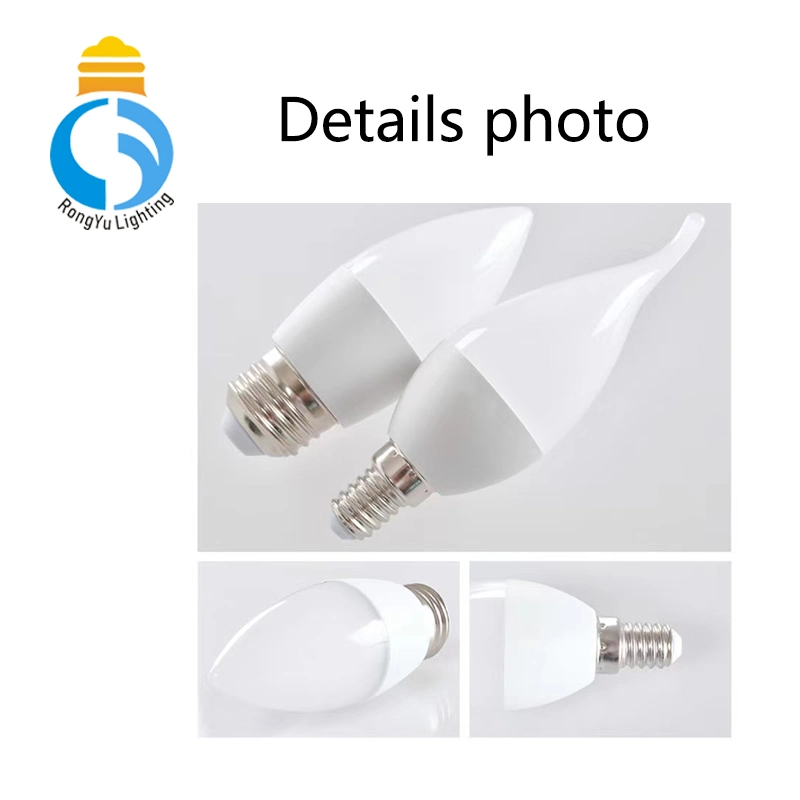 LED Candle Light E14 Lamp 5W 220V C35 C37 LED Bulb