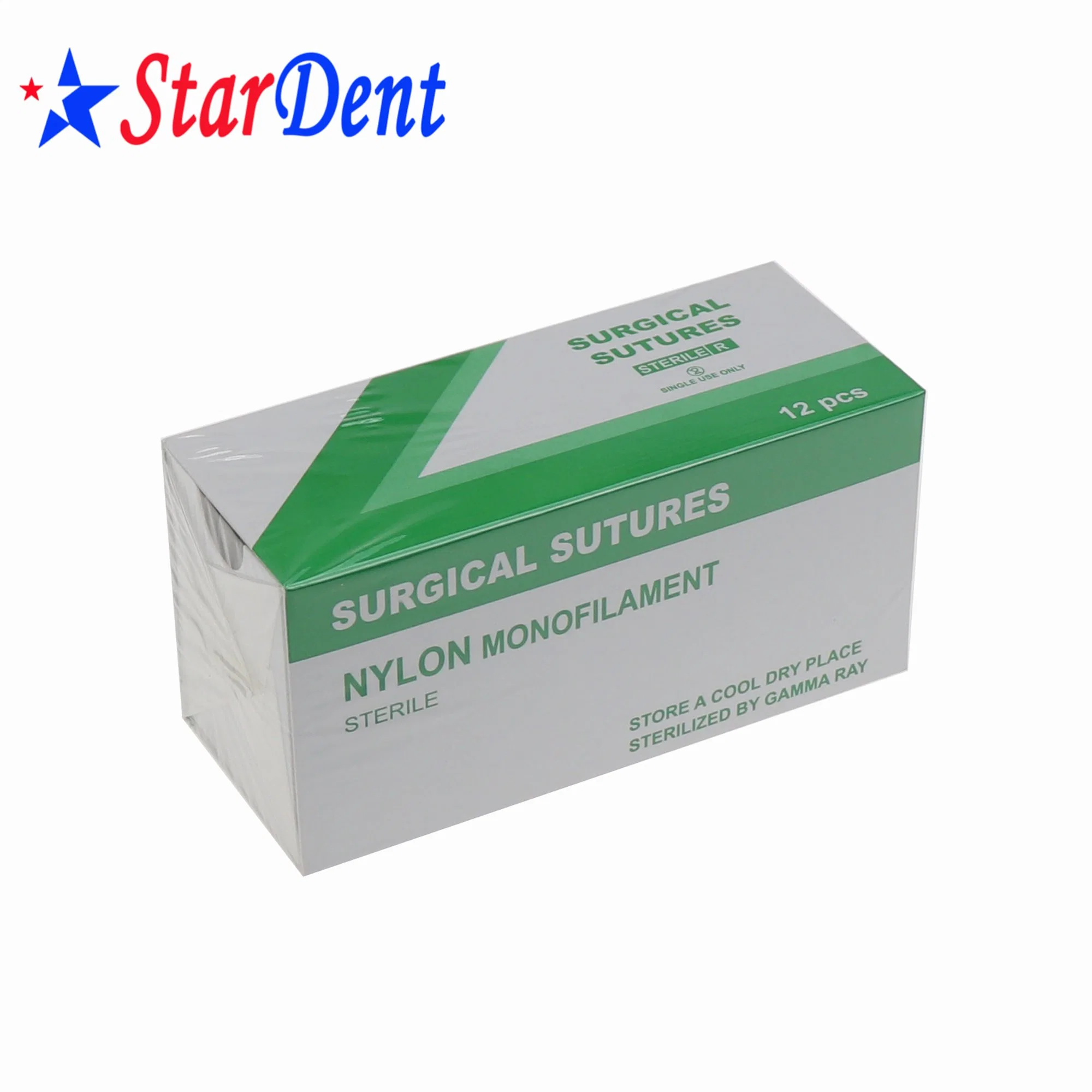 Dental Medical Disposable Sterile Single Use Nylon Monofilament Surgical Sutures