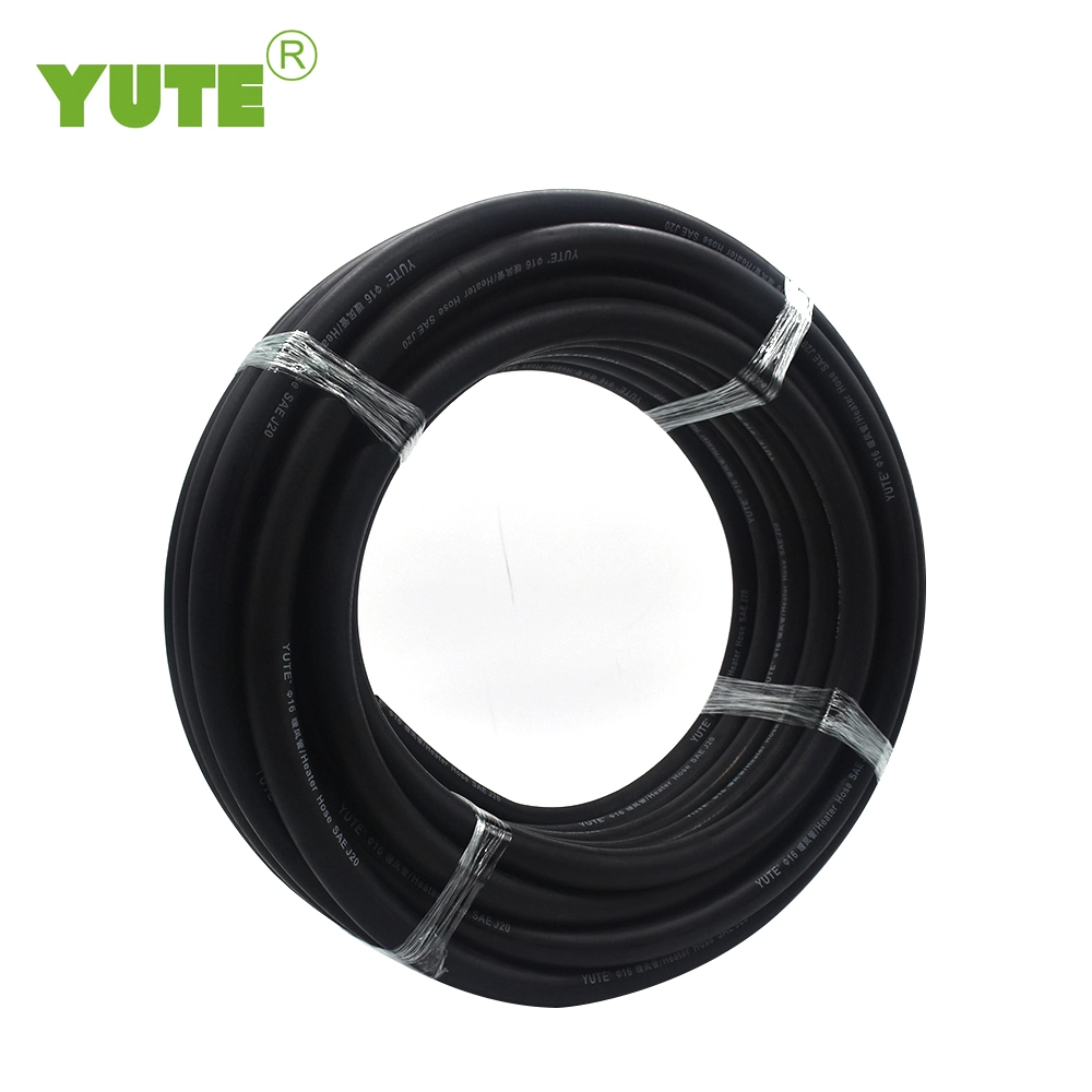 La norme SAE J20 R3 5/8 de pouce en caoutchouc EPDM noir 16 mm ose le flexible de chauffage pour les liquides de refroidissement du moteur de voiture