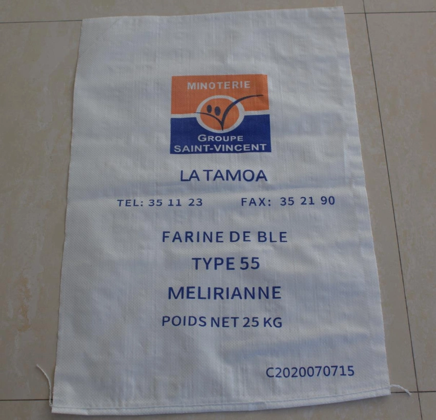 Saco de polipropileno, plástico, sacos de ráfia entrançados, de PP, 25 kg, 50 kg Saco de PP de revestimento impermeável reutilizável para cimento agrícola de sal de açúcar Areia