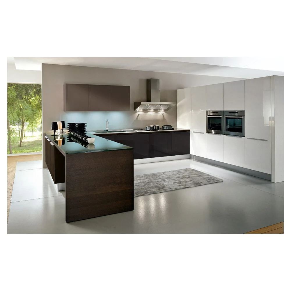 Personalização de móveis de casa inteira moderna Modular Woods guarda-roupa Cozinha