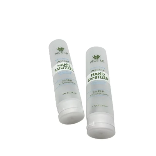 Plastic Squeeze Transparent Travel Packing Tube for 75% Alcohol Anti-Virus Hand Sanitizer Gel