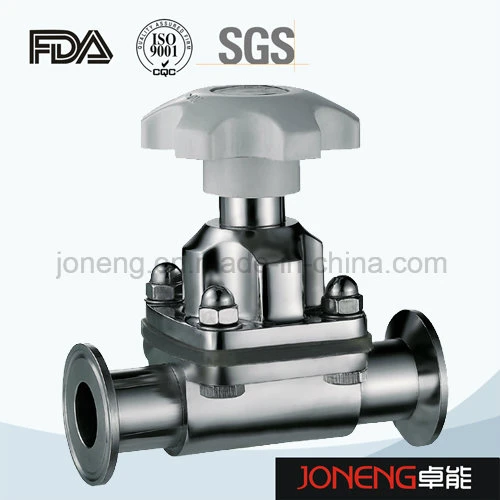 Stainless Steel Sanitary Manual Type Diaphragm Valve with Drain (JN-DV1002)