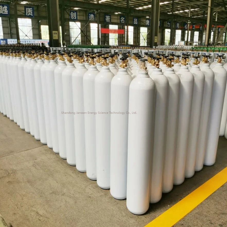 Helio Gas tubo cilindro Acero material 40 L 50 L. Gas industrial de alta presión ISO TUV TPED de alta calidad