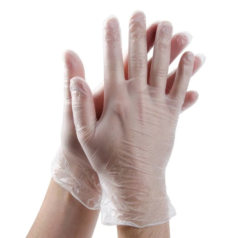 Hand Work Plastic Food Kitchen Vinyl Disposable Pvcgloves