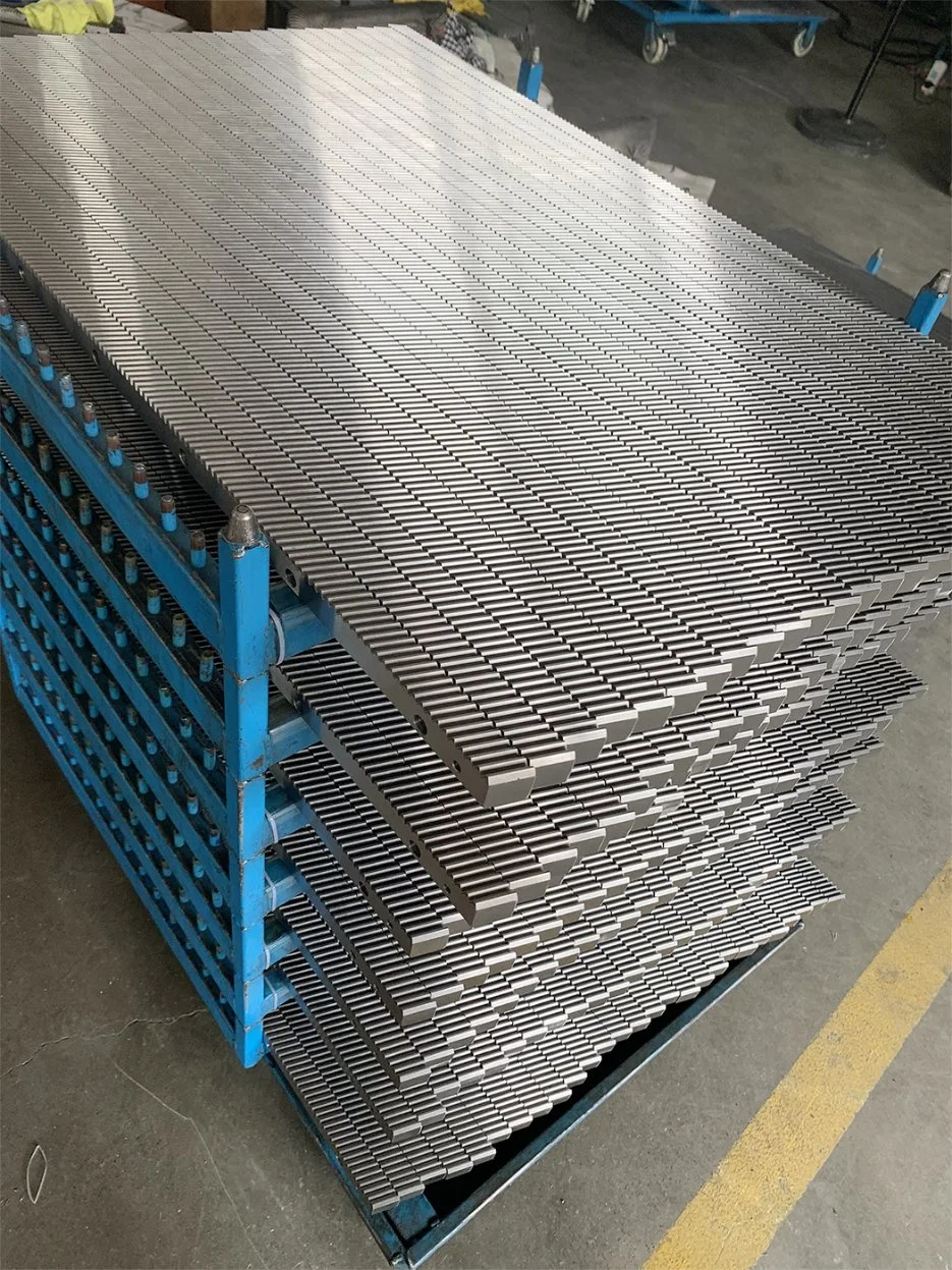 Laser Cutting Machine Gear Rack Laser Marking Machine Gear Rack Grinding Teeth Gear Rack DIN 6~7 Class High Precision Gear Rack C45 Material Hardened Teeth