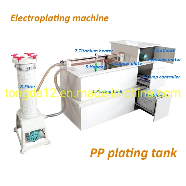 Tongda11 High quality/High cost performance  Electroplating Machine for Hardware Metal Plating Line of Zinc Electroplating Equipment