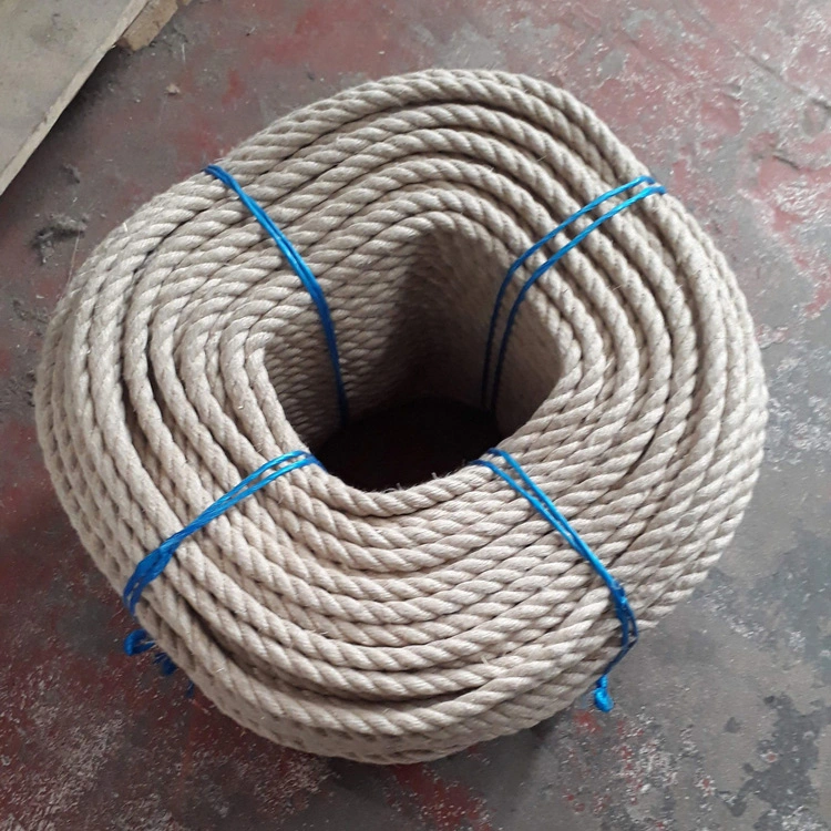 3/4strand Natural Color Sisal/ Hemp/Manila Rope