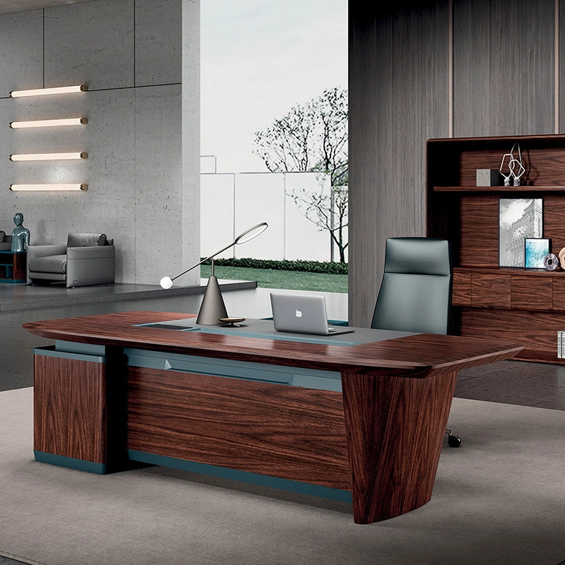 Classical Good Quantity Ergonomic Wooden Office Executive Desk (HY-D2880)