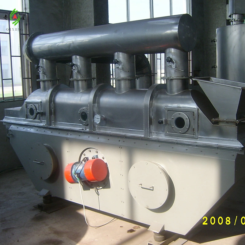 Continuous Animal Feed Vibrating Fluidized Bed Dryer for Zeolite