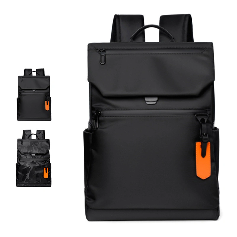 Sac à dos étudiant urbain imperméable de haute qualité avec chargeur USB pour ordinateur portable noir Wyz21014