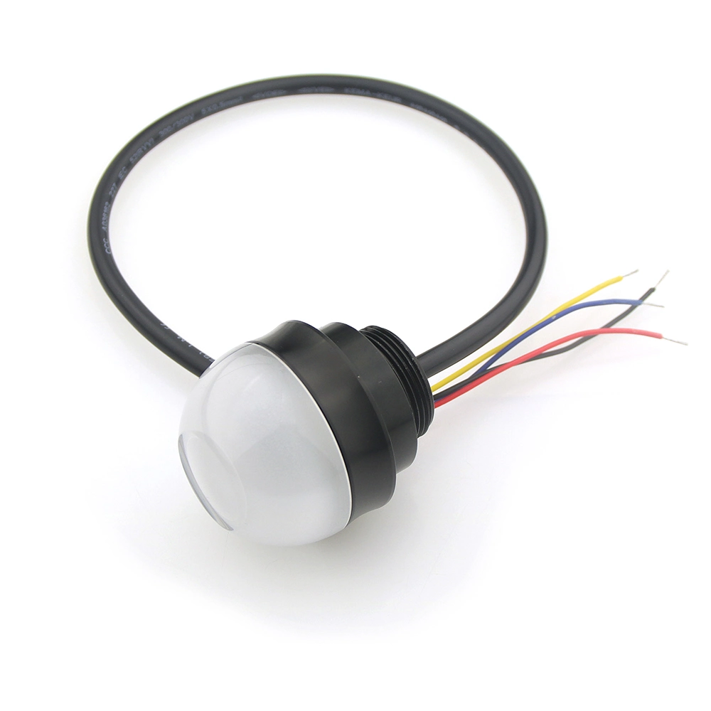 3 Color LED Light Indicator Red Red Yellow Green LED Indicator Light with M12 Quick Connector