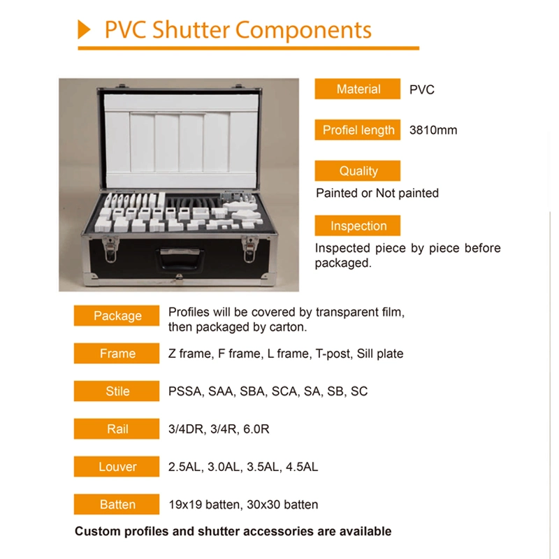 Shutter Hinges, Hidden Hinges, Shutter Parts