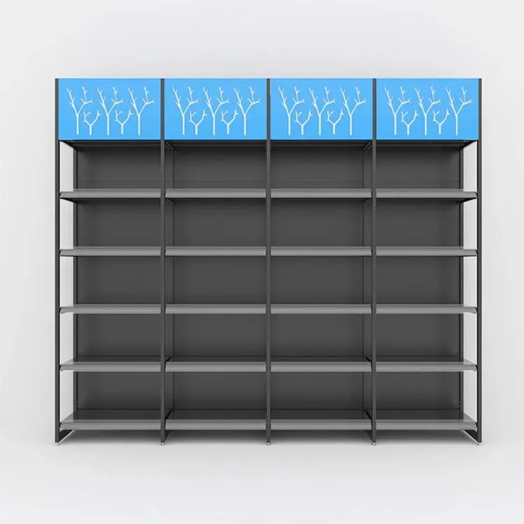 Popular Grocery Store Display Racks Hot Sale Supermarket Gondola Shelving