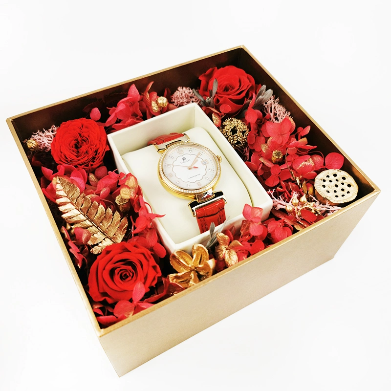 Großhandel/Lieferant Mode Einzellige Papier Uhrenbox für Urlaub Geschenkverpackung