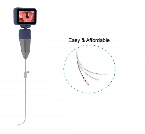 Équipement médical portable Laryngoscope vidéo d'anesthésie