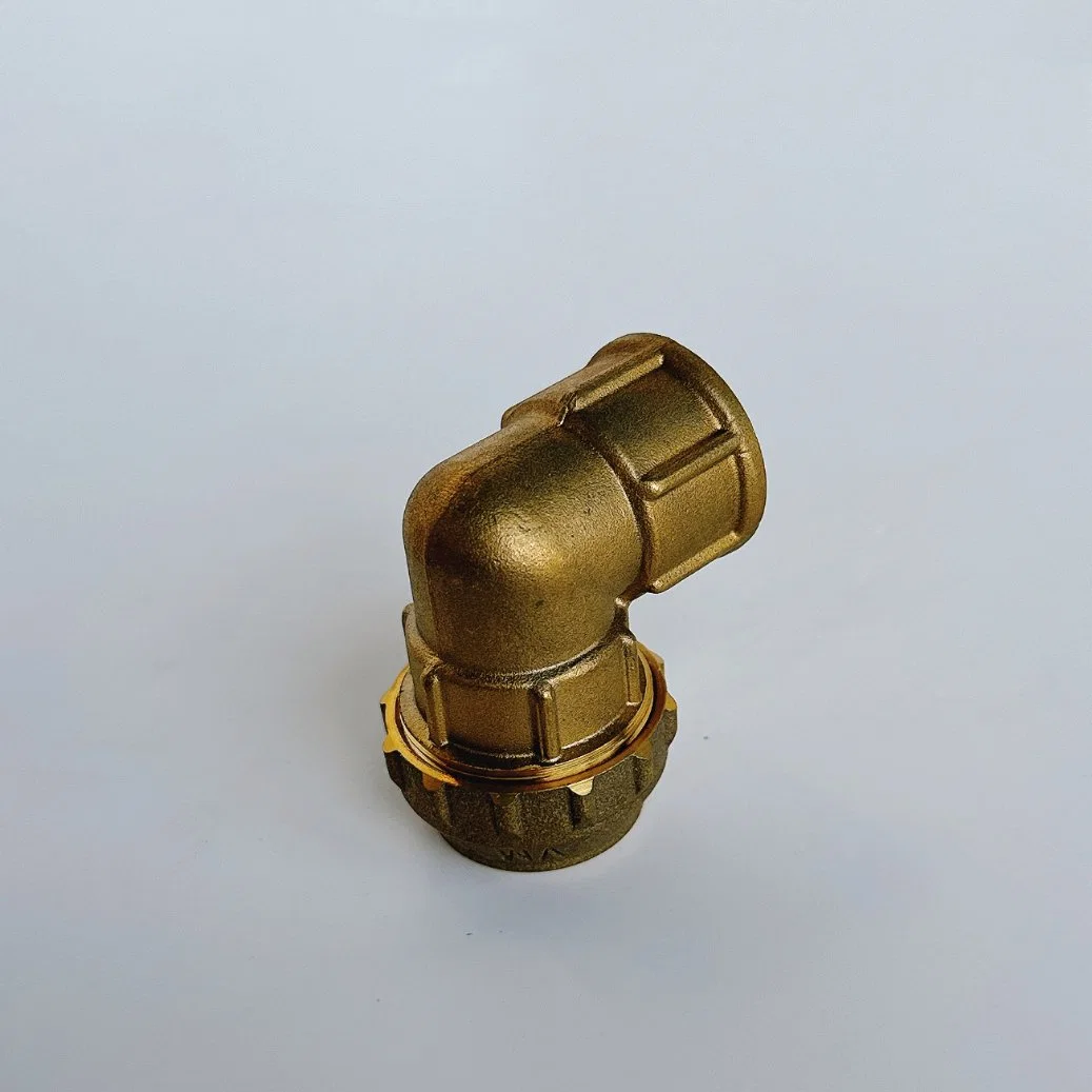 Factory Direct Male/Female Elbow Compression 90 Degree Brass Forging PE Pipe Fitting Connector Pex Pipes