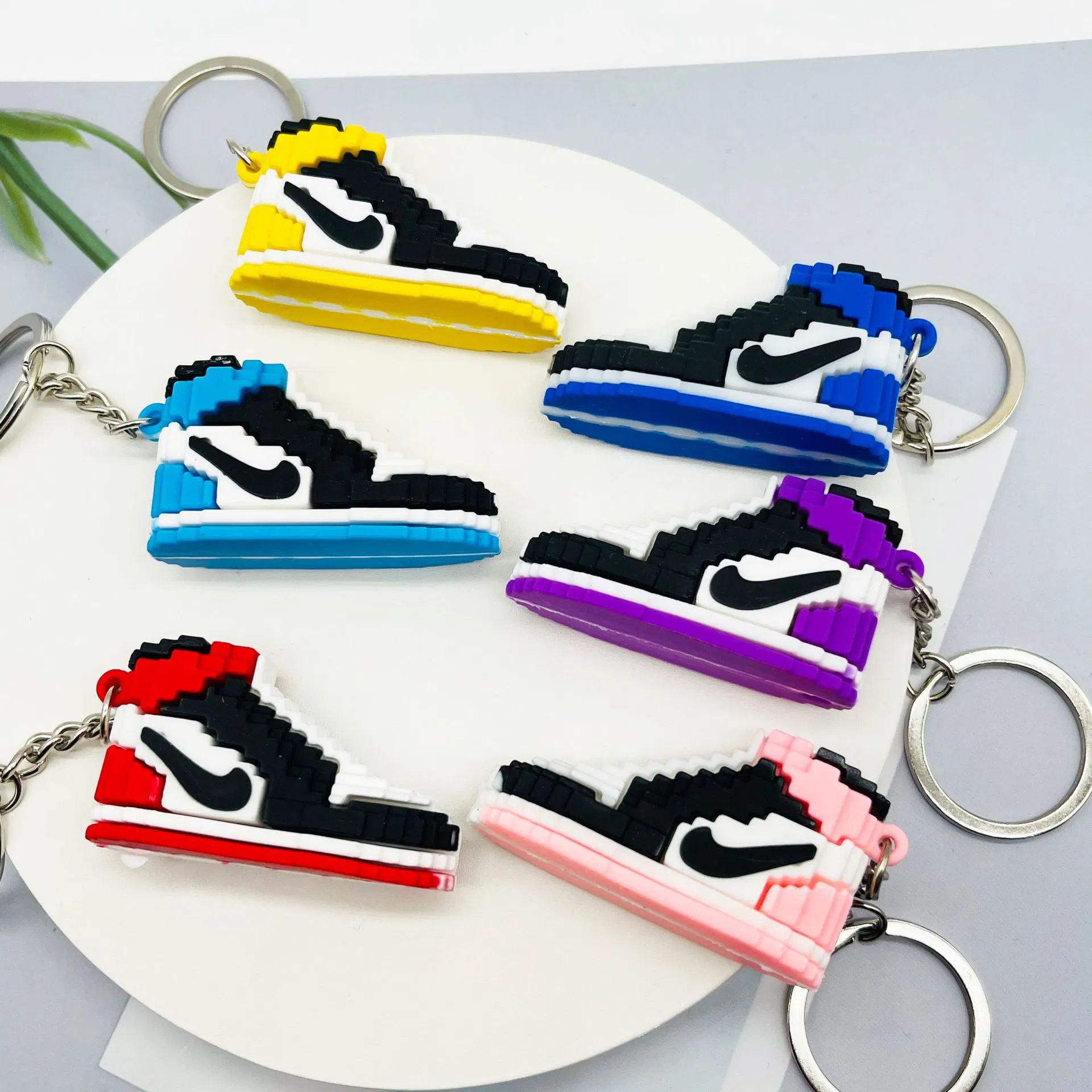 Customized Cute Logo 3D/2dpvc Anime Keychain Cheap PVC Rubber Keychain Gift