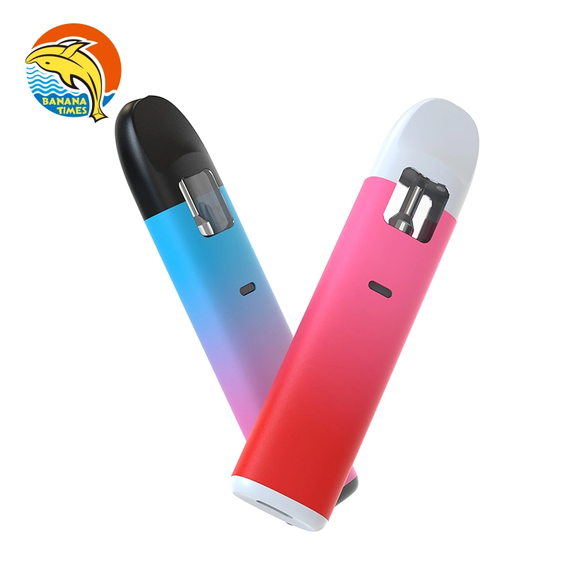 420 White Label 2ml Disposable/Chargeable Vape Lead Free USB-C Rechargeable Oil Vape Pen for Empty Vap